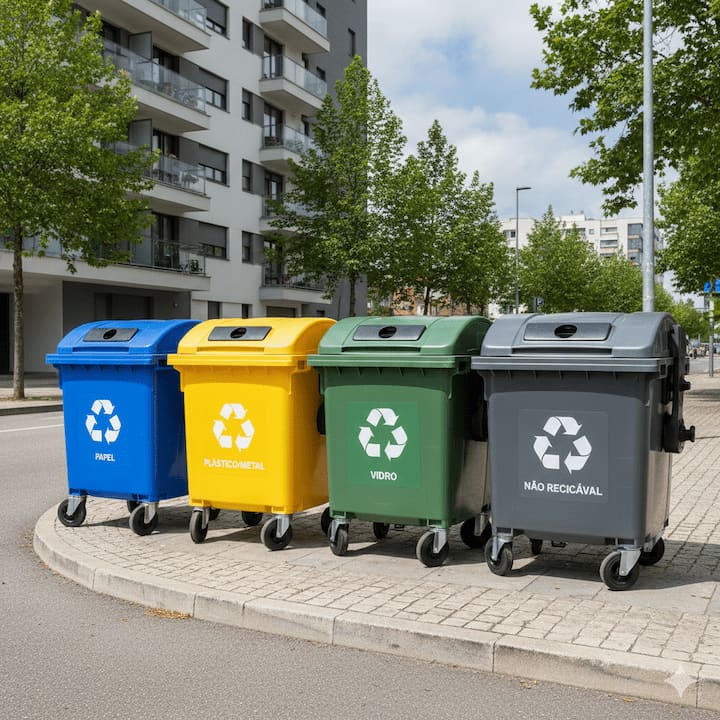 Como o container para coleta seletiva contribui para a sustentabilidade e reciclagem
